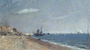 Brighton Beach,with colliers, John Constable